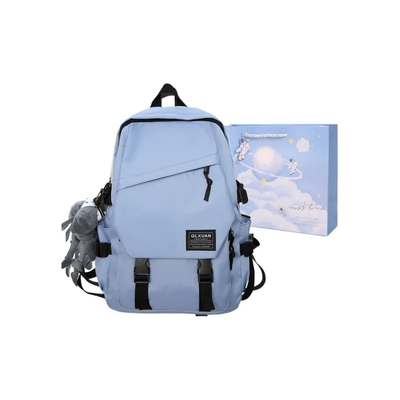 Duoluplo Doron Paul Nylon Fabric Backpack Regular Unisex Multicolor-2