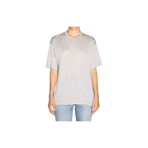 SAINT LAURENT T-Shirts Women's Gray