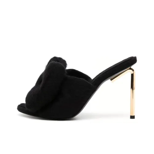 OFF-WHITE Abrasion-Resistant Slide Slippers Women's Black