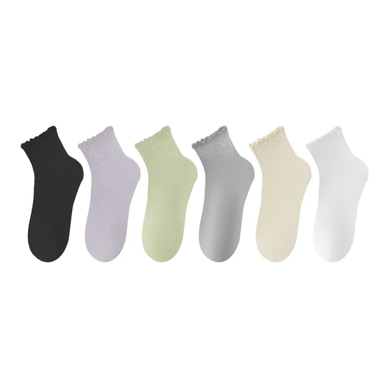 MIIOW Mid Calf Socks Women's 6 Pack-10