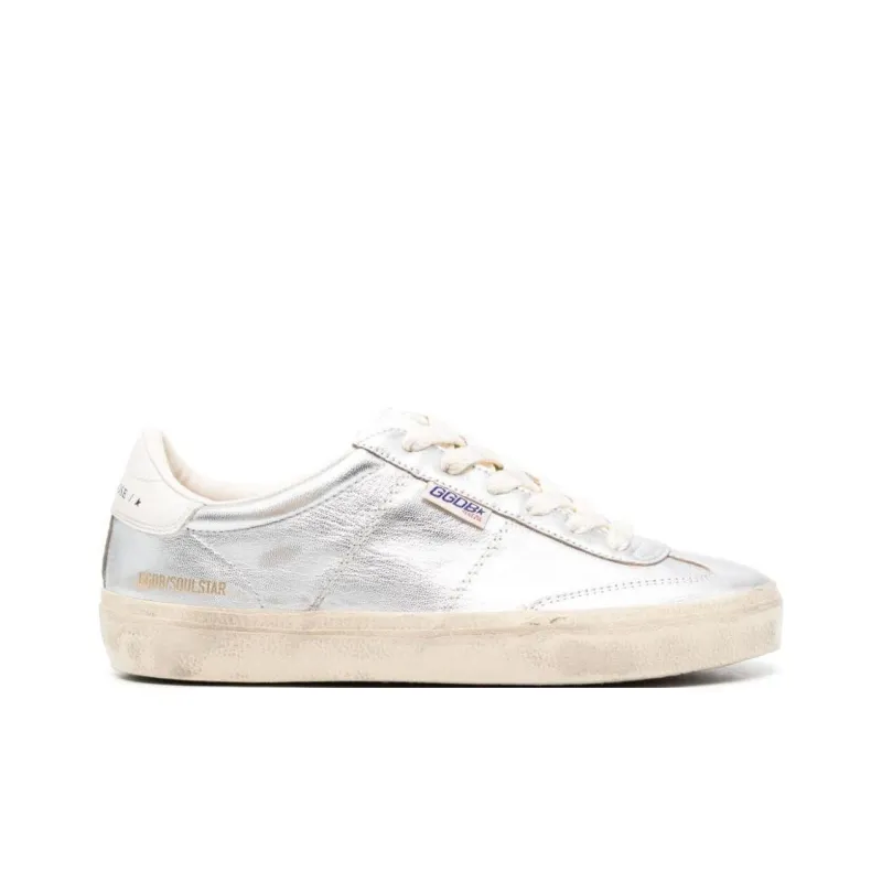 Golden Goose Soul Star Metallic Leather Sneakers-1