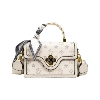 Bywhich PU Crossbody Handbags Regular Women's Ecru