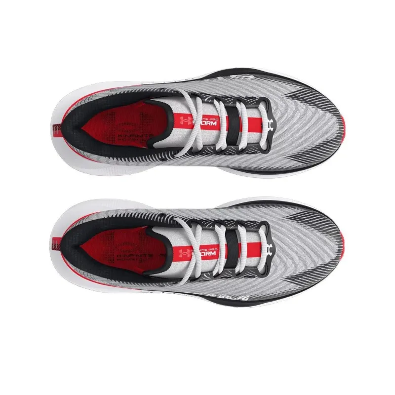 Under Armour Infinite Pro Cushioned Slip Resistant Low Top Running Shoes Unisex Gray-3