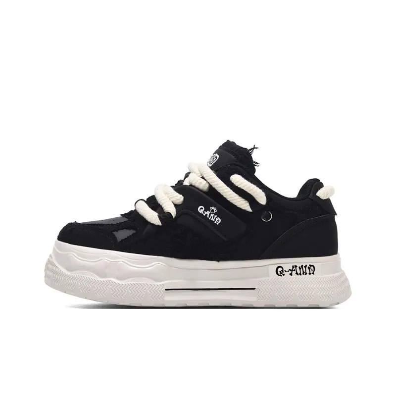 Q-AND Slip-Resistant Cushioning Wear-Resistant Low-Top Skateboard Shoes Unisex-14