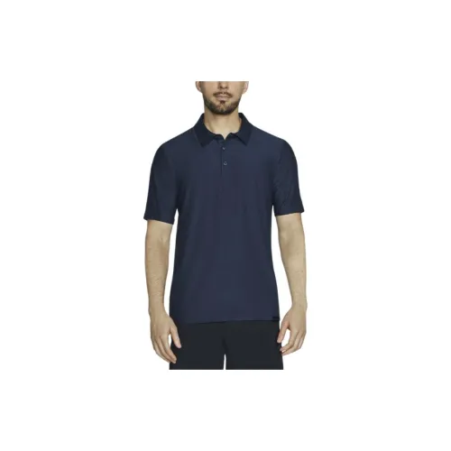 Skechers GO DRI All Day Polo Shirts Men Marine Blue/NVY