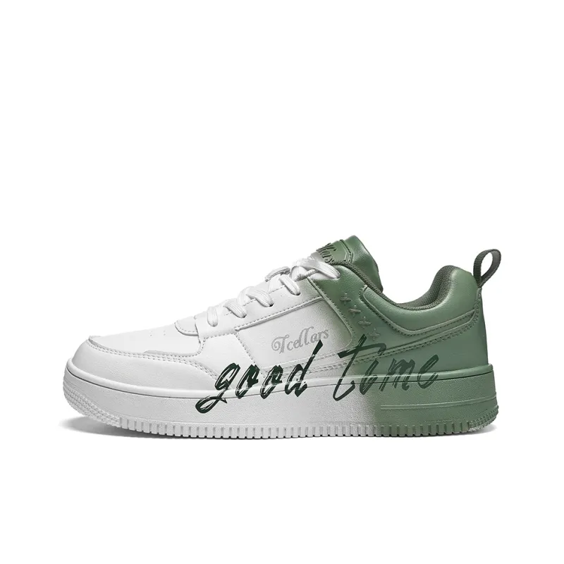 TCELLARS Skateboard Shoes Unisex Low Top White-86