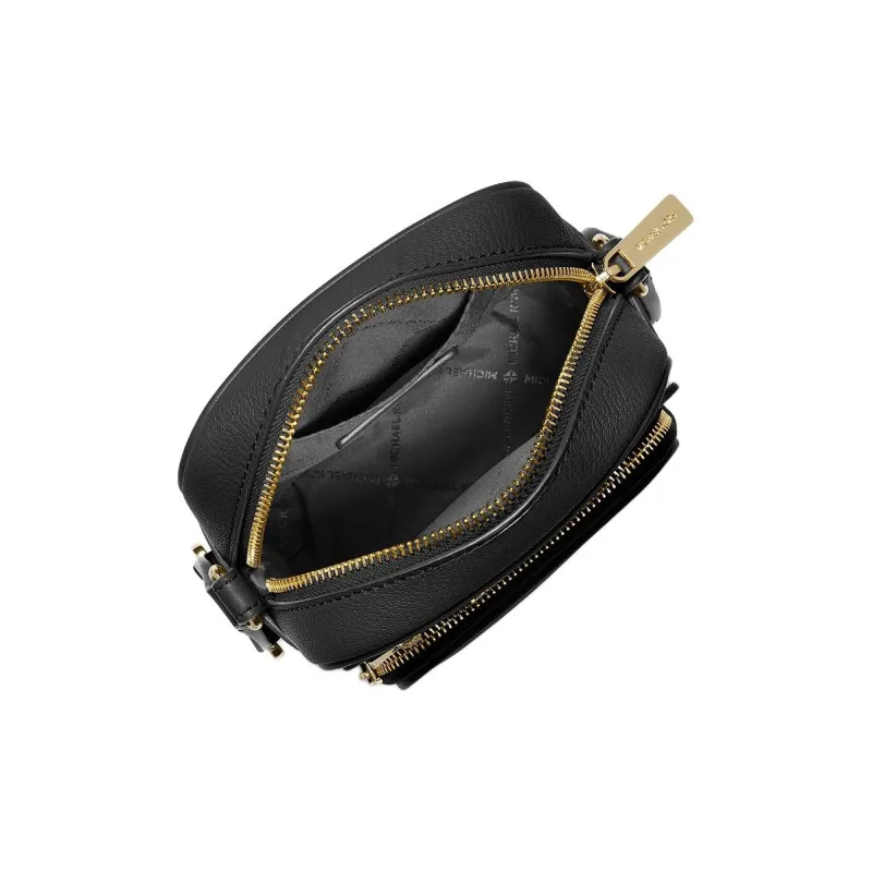 MICHAEL KORS Cow Leather Crossbody Bag Shoulder Bag Medium Size Women's Black-2