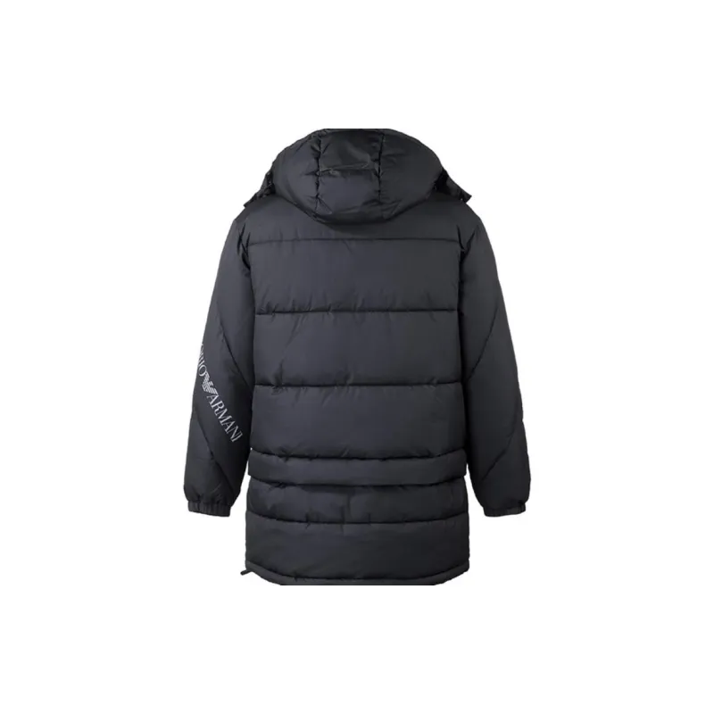 EA7 EMPORIO ARMANI Mountain Hooded Padded Coat-1