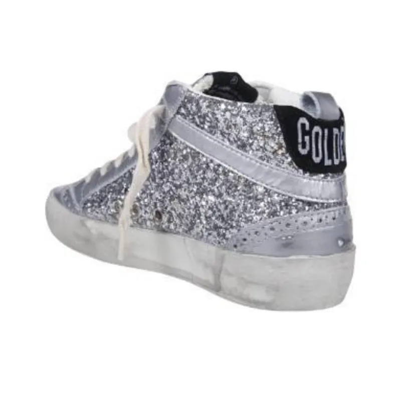 Golden Goose Glittered High-top Sneakers-3