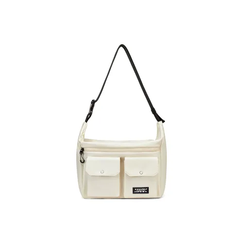 FAIRWHALE Fabric Crossbody Bag Regular Unisex Ecru/Black