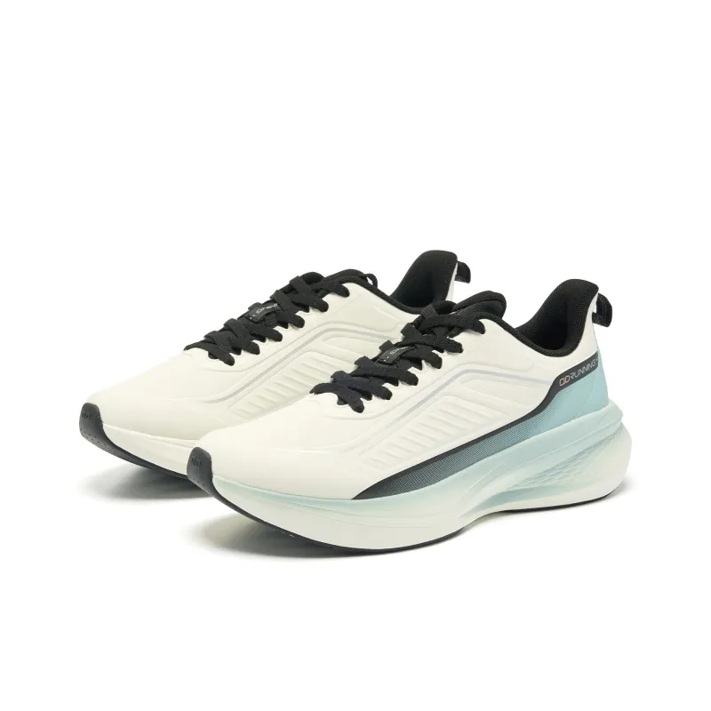 QIAODAN Rainwing 4.0 Anti Slip And Wear Resistant Warm Low Top Q LITESPEED Technology Running Shoes Men's White Green-2