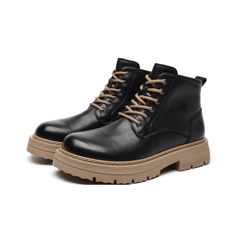 LUOGOKS Men's Casual Shoes Men High Top-1