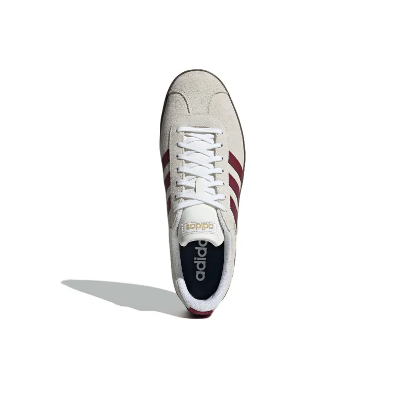 Adidas VL COURT 2.0 Anti Slip Wear Resistant Low Top Skateboard Shoes Unisex Ecru-3