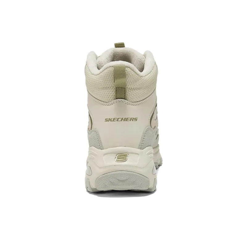 Skechers DLITES Anti Slip Wear Resistant High Top Casual Shoes Women's Taupe-5