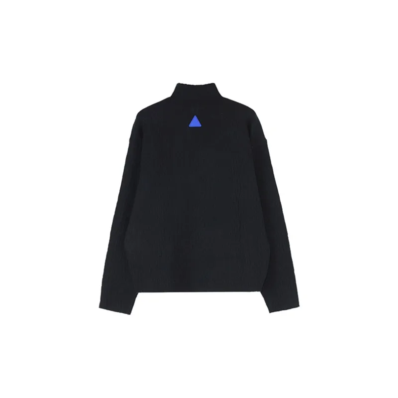 ROARINGWILD Small Turtleneck Texture Knitwear Unisex-5