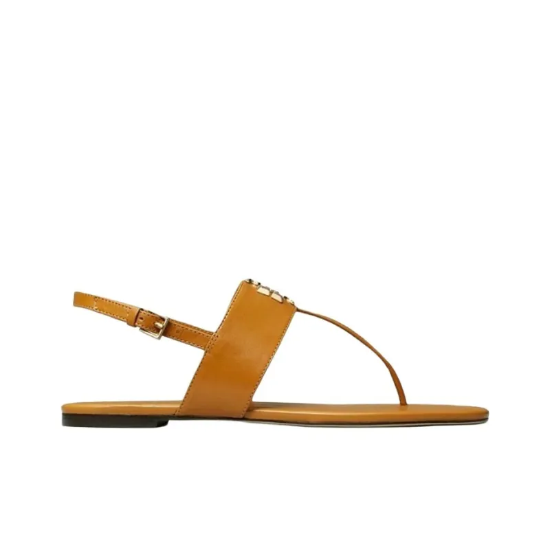 TORY BURCH Eleanor Strap Sandals Women's Caramel-1