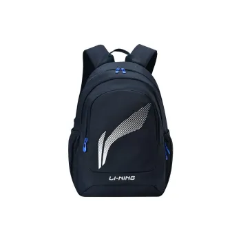 LiNing Polyester Backpack Regular Unisex Navy Blue