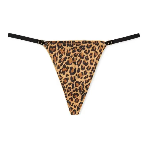 Victoria's Secret Very Sexy V-Hardware Adjustable V-String Panty / Leopard Underpants Women's 1 Pack Leopard Print