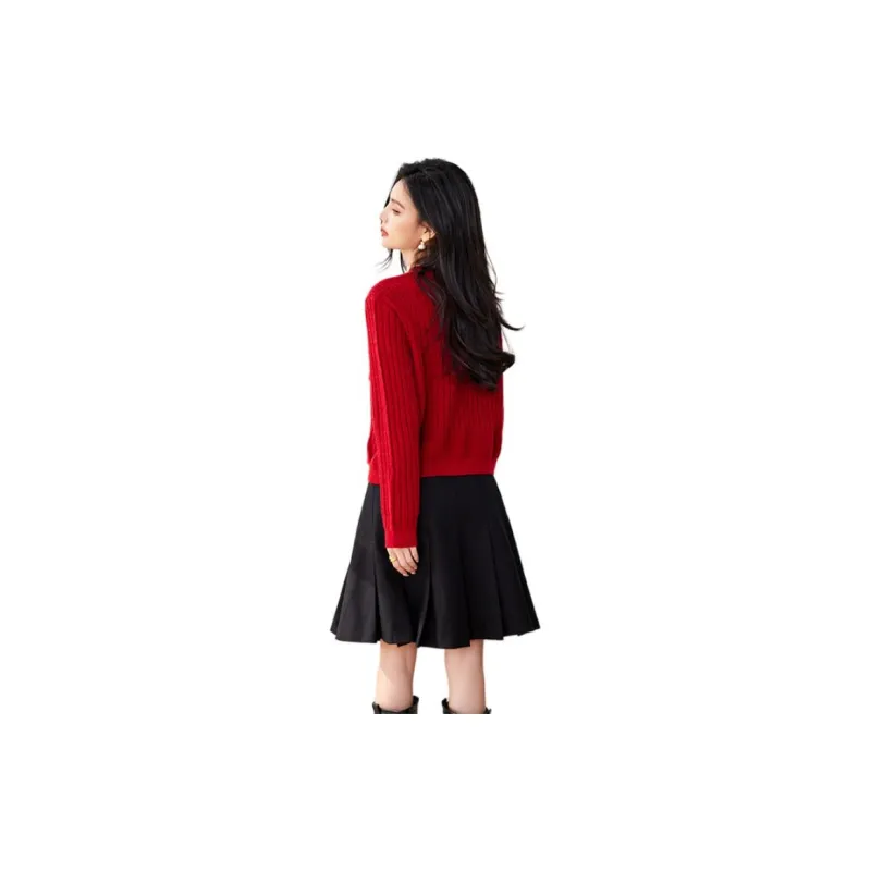 La Chapelle Knitwear Women's Red-2