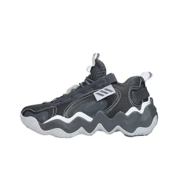 Adidas Anti-Slip Wear-Resistant Low-Top Basketball Shoes Men's Gray