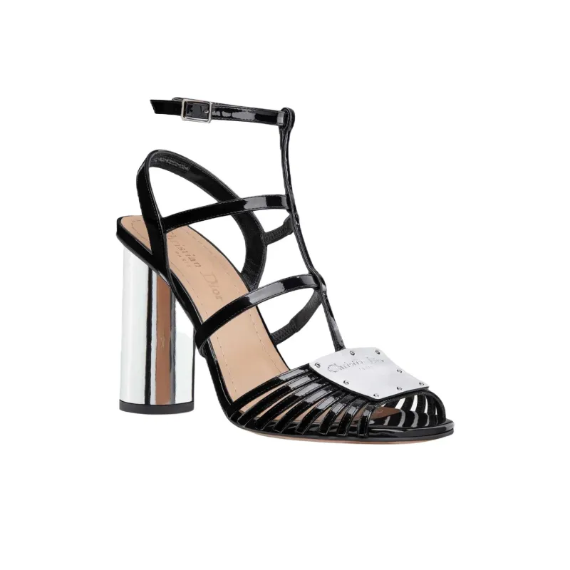 DIOR La Parisienne Dior Strap Sandals Women's Black-2