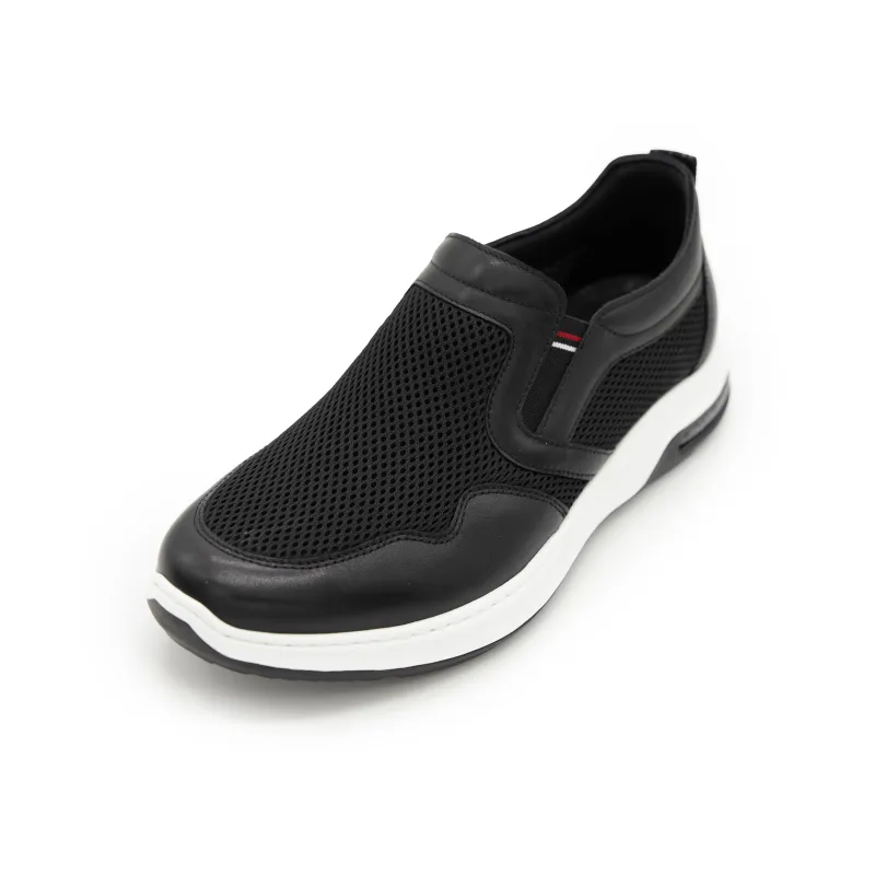 Satchi Casual Shoes Loafers Men's Black-1