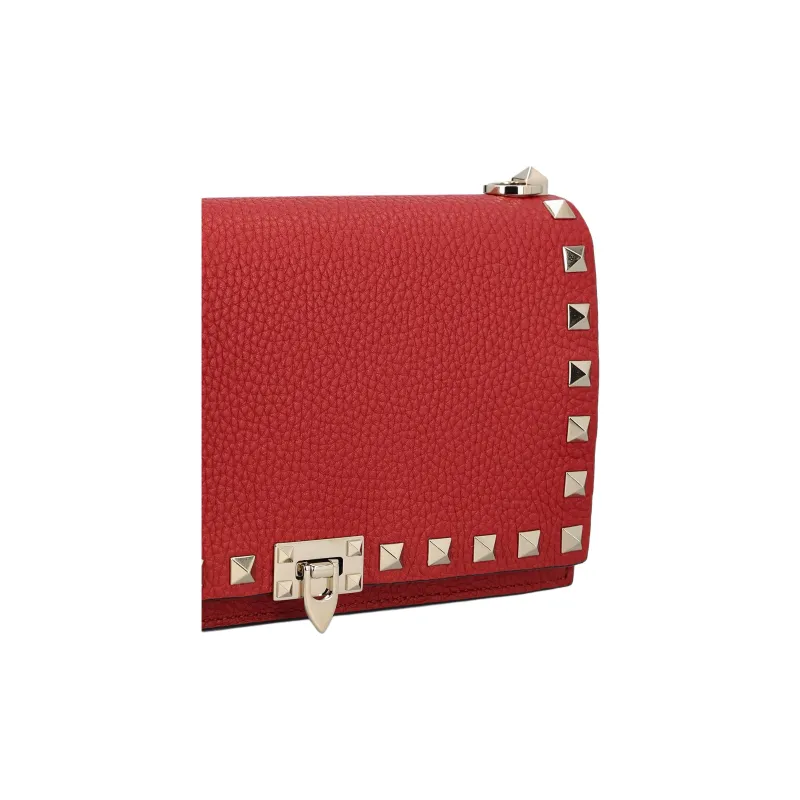 Valentino Garavani Rockstud Foldover Top Mini Shoulder Bag-3
