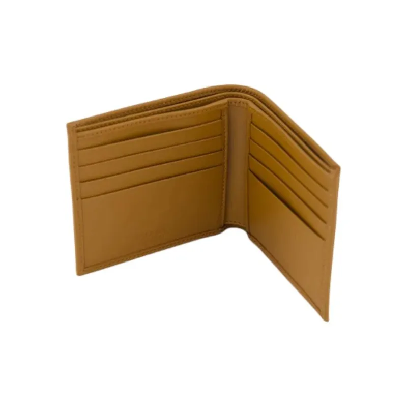 PRADA Recycled Nylon Wallet Men's Brown-1