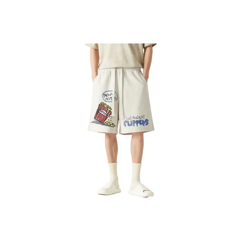 AFTER SCHOOL SPECIAL Casual Shorts Unisex Apricot-2