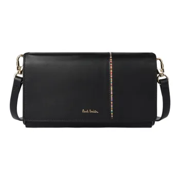 Paul Smith Cell Phone Pouch Calfskin Women's Black
