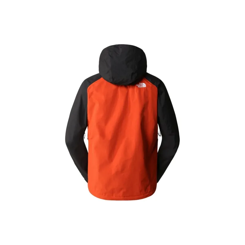 THE NORTH FACE Men's Colorblock Stratos Jacket Jackets & Coats Unisex Black/Orange-1