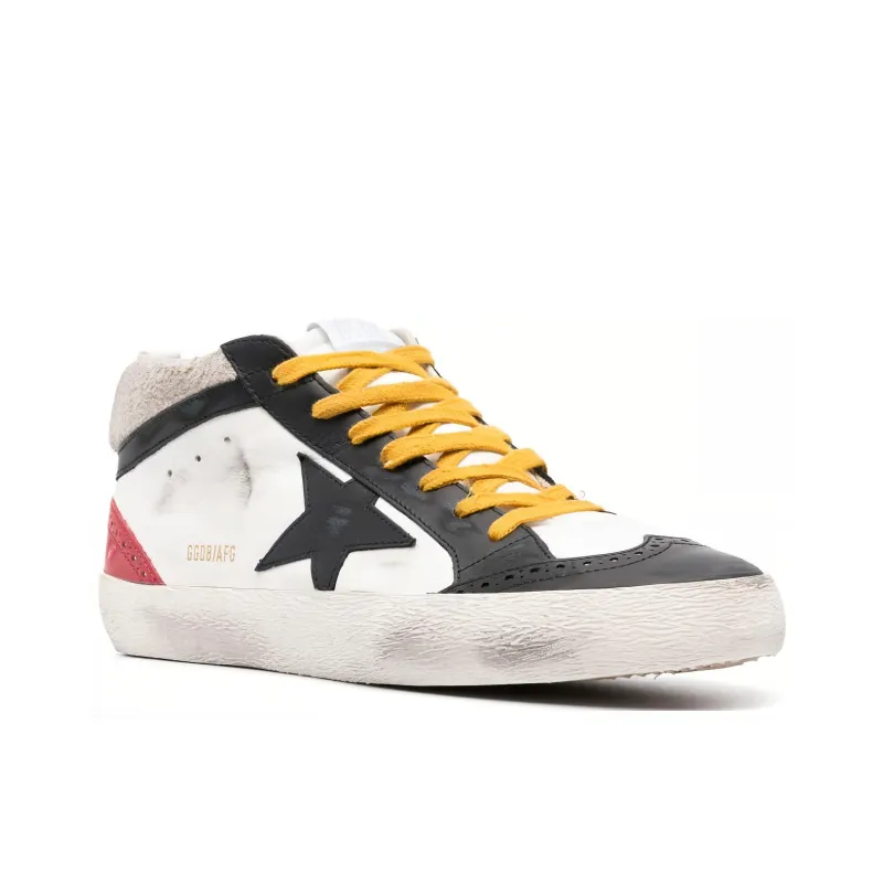 Golden Goose Mid-Star Leather Sneakers-2