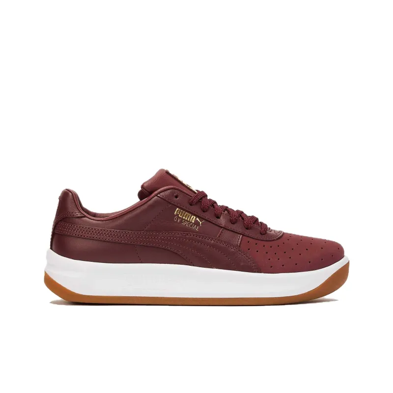 PUMA GV Special Haute   Burgundy Anti Slip Wear Resistant Low Top Skateboard Shoes Men's Burgundy-1