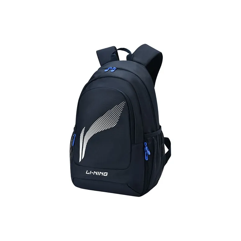 LiNing Polyester Backpack Regular Unisex Navy Blue-1