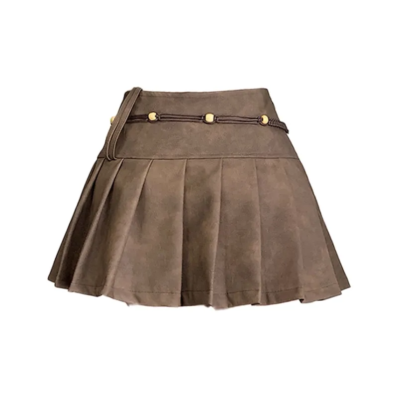 GTLA Leather Short Skirts Women's-15