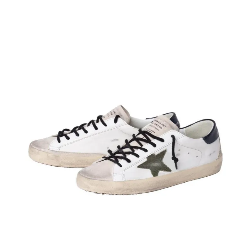 Golden Goose Super-Star Distressed Leather Sneakers-3