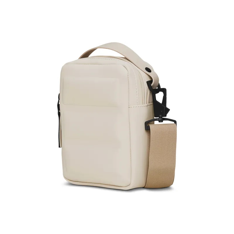 Rains Polyester Crossbody Bag Sports Handbag Regular Unisex Black/Green/Sand Dune Yellow-5