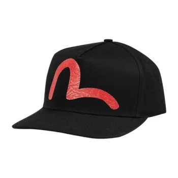 EVISU Cotton Truck Driver Hat Unisex Black