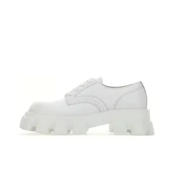 PRADA Monolith Derby Casual Shoes Men's White
