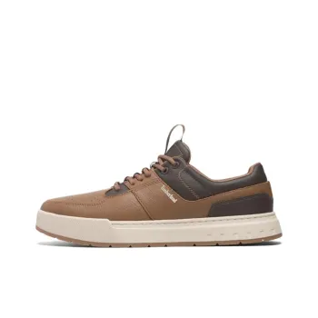 Timberland Anti-Slip Wear-Resistant Low-Top Casual Shoes Men's Rusty Red