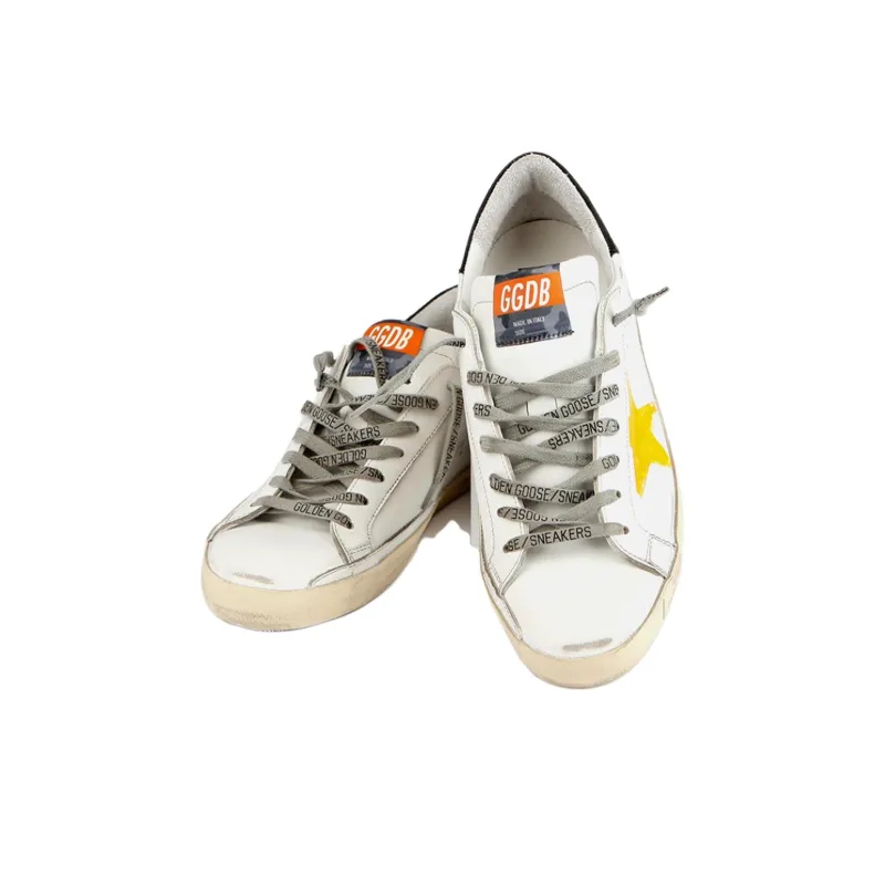 Golden Goose Super-Star Sneakers White Ice Orange Fluo-4
