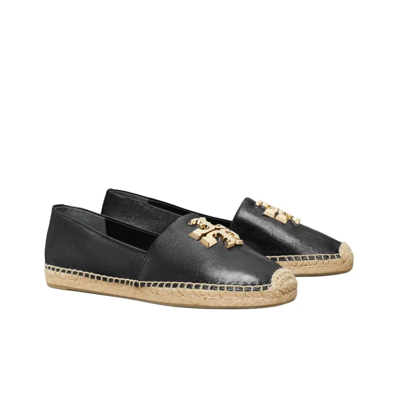 TORY BURCH Eleanor Espadrilles Women's Black-2