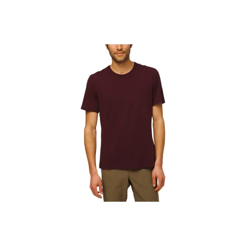 Lululemon T-Shirts Men Garnet Red