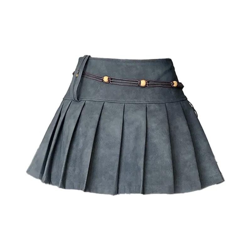 GTLA Leather Short Skirts Women's-8