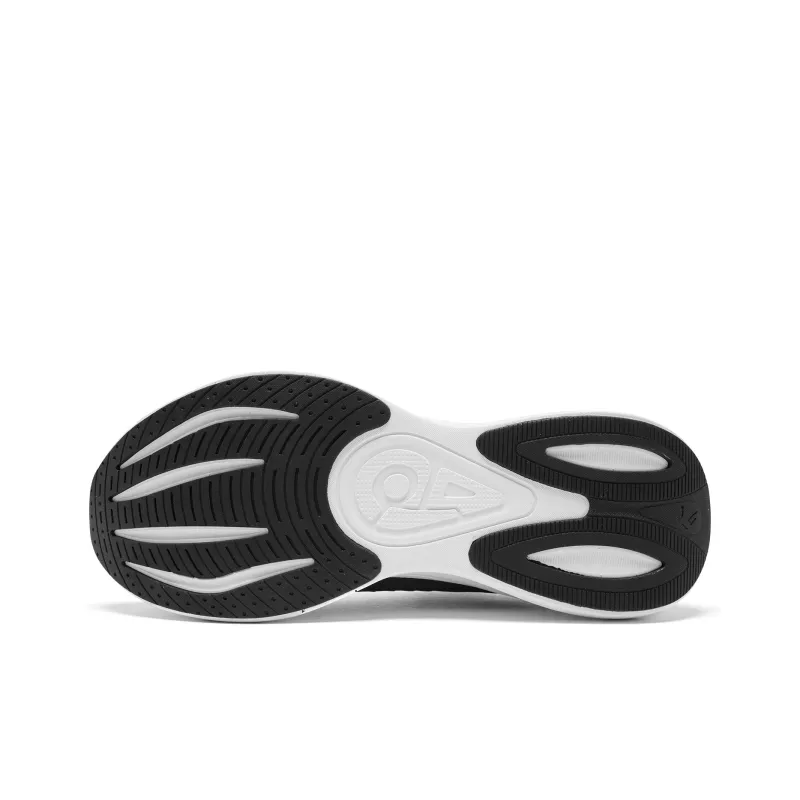 QIAODAN Rainwing 4.0 Warm Wear Resistant Slip Resistant Low Top Q LITESPEED Technology Running Shoes Men's Black White-4