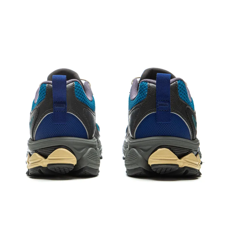 LiNing Support 2.0 Trail V2 Anti Slip Wear Resistant Low Top Running Shoes Men's Gray Blue-5
