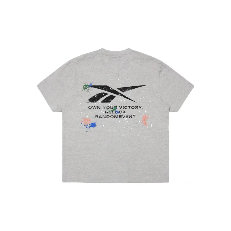 Reebok x Randomevent T Shirt Unisex Light Gray-1