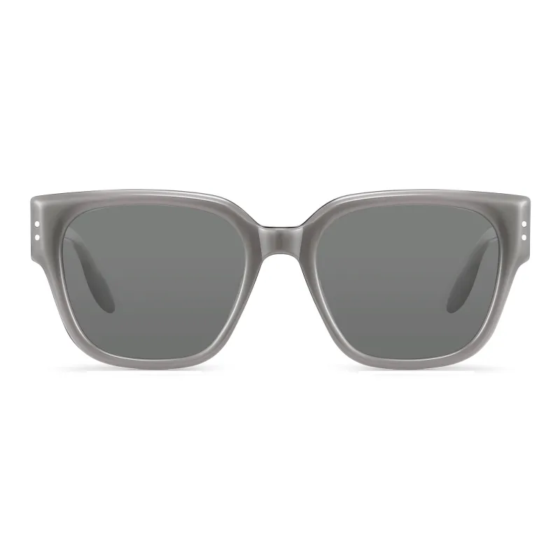 PULAIS Plate Frame Square Sunglasses Unisex-12