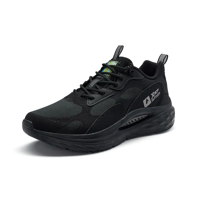XTEP Lingfei 2.0 Wear Resistant Low Top Outdoor Shoes Men's Black-1