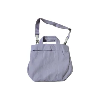 Lululemon Polyurethane Shoulder Bag Crossbody Bag Handbag Regular Women's Purple